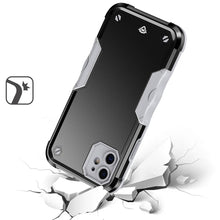 For iPhone 12/12 Pro Case Dual Layer Shockproof Ergonomic Grip + Tempered Glass