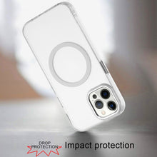 For iPhone 11 Pro Max Case Trans-Clear Metal Buttons Phone Cover +Tempered Glass
