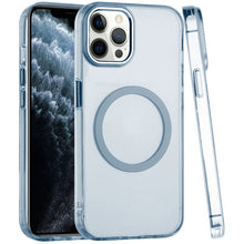 For iPhone 11 Pro Max Case Trans-Clear Metal Buttons Phone Cover +Tempered Glass