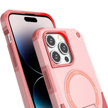 For iPhone 14 PRO MAX 6.7 in. Case Magnetic Circle Rugged Grip Kickstand Cover