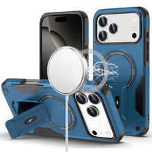 For iPhone 17 Pro Max Case Magnetic Circle Rugged Grip Kickstand +Tempered Glass