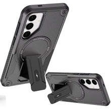 For Samsung A16 5G Case Magnetic Circle Rugged Grip Kickstand + Tempered Glass
