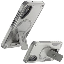 For Samsung A17 5G Case Magnetic Circle Rugged Grip Kickstand + Tempered Glass