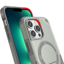 For iPhone 13 Pro Max 6.7 inch Case Magnetic Circle Rugged Grip Kickstand Cover