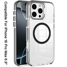 For iPhone 16 PRO MAX Case Camera Stand Cover Magnetic Circle + Tempered Glass