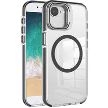 For iPhone 16e Case Camera Stand and Cover with Magnetic Circle + Tempered Glass