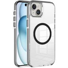 For iPhone 15 Case Camera Stand Cover Magnetic Cicle Cover + 2 Tempered Glass