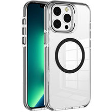 For iPhone 13 Pro Max Case Rear Camera Stand Cover with Clear Magnetic Circle