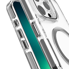 For iPhone 13 Pro Max Case Rear Camera Stand Cover with Clear Magnetic Circle