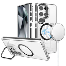 Samsung Galaxy S24 Ultra Case Rear Camera Lens Cover Stand w/ Magnetic Circle