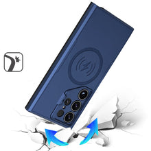 For Samsung S25 Ultra Case Magnetic Circle Lens Cover with Stand +Tempered Glass