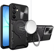 For Samsung A17 5G Case Magnetic Ring Camera Lens Protection + Tempered Glass