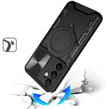 For Samsung A17 5G Case Magnetic Ring Camera Lens Protection + Tempered Glass