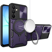 For Samsung A17 5G Case Magnetic Ring Camera Lens Protection + Tempered Glass