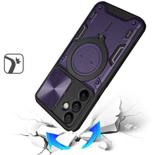 For Samsung A17 5G Case Magnetic Ring Camera Lens Protection + Tempered Glass