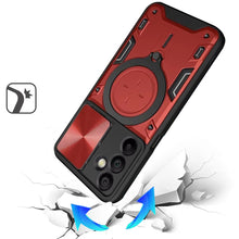 For Samsung A17 5G Case Magnetic Ring Camera Lens Protection + Tempered Glass