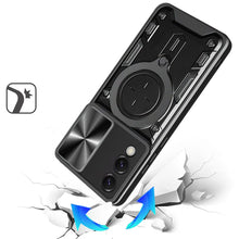 For Samsung S25 Edge Case Magnetic Ring Camera Lens Protection + Tempered Glass