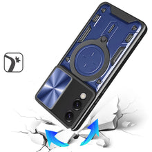 For Samsung S25 Edge Case Magnetic Ring Camera Lens Protection + Tempered Glass