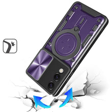 For Samsung S25 Edge Case Magnetic Ring Camera Lens Protection + Tempered Glass