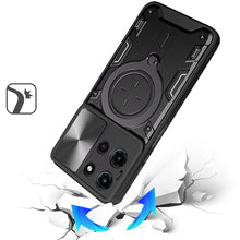 For Motorola Edge 2025 Case Metal Ring Doubles as Stand with Lens Protection