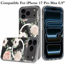 For iPhone 17 Pro Max Case Magnetic Ring Unique Design Hybrid + Tempered Glass