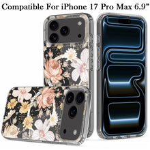 For iPhone 17 Pro Max Case Magnetic Ring Unique Design Hybrid + Tempered Glass