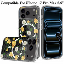 For iPhone 17 Pro Max Case Magnetic Ring Unique Design Hybrid + Tempered Glass