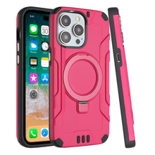 For iPhone 15 PRO Case Magnetic Charging Brushed Metallic + 2 Tempered Glass
