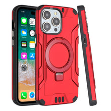For iPhone 15 PRO Case Magnetic Charging Brushed Metallic + 2 Tempered Glass