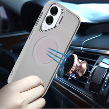 For Samsung S25 Edge Case Magnetic Circle Camera Lens Stand + Tempered Glass