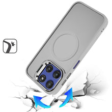 For Moto G Stylus 2025 Case Magnetic Circle Camera Lens Stand + Tempered Glass