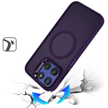 For Moto G Stylus 2025 Case Magnetic Circle Camera Lens Stand + Tempered Glass