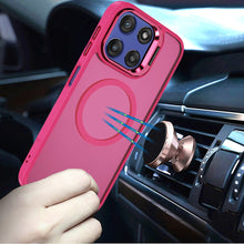 For Moto G Stylus 2025 Case Magnetic Circle Camera Lens Stand + Tempered Glass