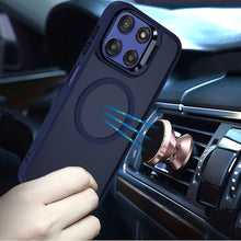 For Moto G Stylus 2025 Case Magnetic Circle Camera Lens Stand + Tempered Glass