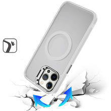 For iPhone 12 Pro Max Case Magnetic Circle w/ Camera Lens Stand + Tempered Glass