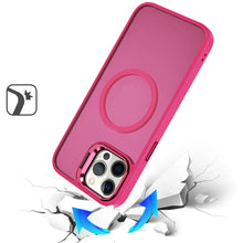 For iPhone 12 Pro Max Case Magnetic Circle w/ Camera Lens Stand + Tempered Glass