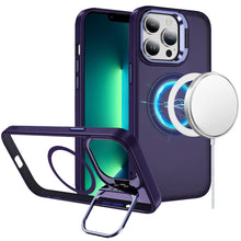 For iPhone 13 Pro Max 6.7 inch Case Magnetic Circle with Rear Camera Lens Stand