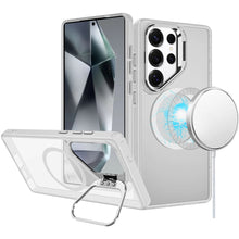 Samsung Galaxy S24 Ultra Case Magnetic Circle w/ Camera Lens Cover and Stand