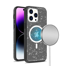 For iPhone 14 PRO MAX Case Magnetic Ring Hybrid Glitter Protective Phone Cover