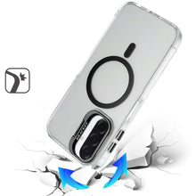 For Samsung A17 5G Case Metallic Camera Stand Magnetic Circle + Tempered Glass