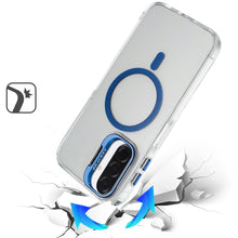 For Samsung A17 5G Case Metallic Camera Stand Magnetic Circle + Tempered Glass