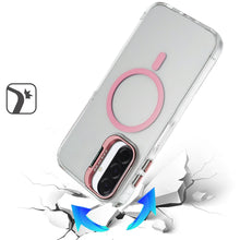 For Samsung A17 5G Case Metallic Camera Stand Magnetic Circle + Tempered Glass