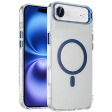 For iPhone Air Case Metallic Camera Stand with Magnetic Circle + Tempered Glass