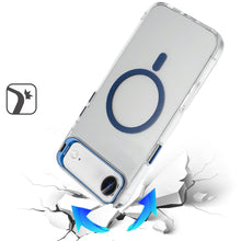 For iPhone Air Case Metallic Camera Stand with Magnetic Circle + Tempered Glass