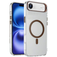 For iPhone Air Case Metallic Camera Stand with Magnetic Circle + Tempered Glass
