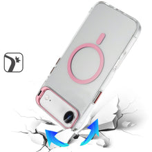 For iPhone Air Case Metallic Camera Stand with Magnetic Circle + Tempered Glass