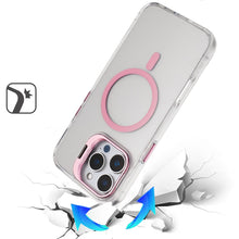 For iPhone 16 PRO MAX Case Metallic Camera Stand Magnetic Circle +Tempered Glass