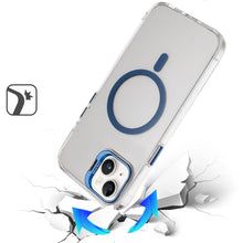 For iPhone 15 Case Metallic Camera Stand with Magnetic Circle + 2 Tempered Glass