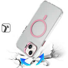 For iPhone 15 Case Metallic Camera Stand with Magnetic Circle + 2 Tempered Glass