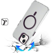 For iPhone 15 Case Metallic Camera Stand with Magnetic Circle + 2 Tempered Glass